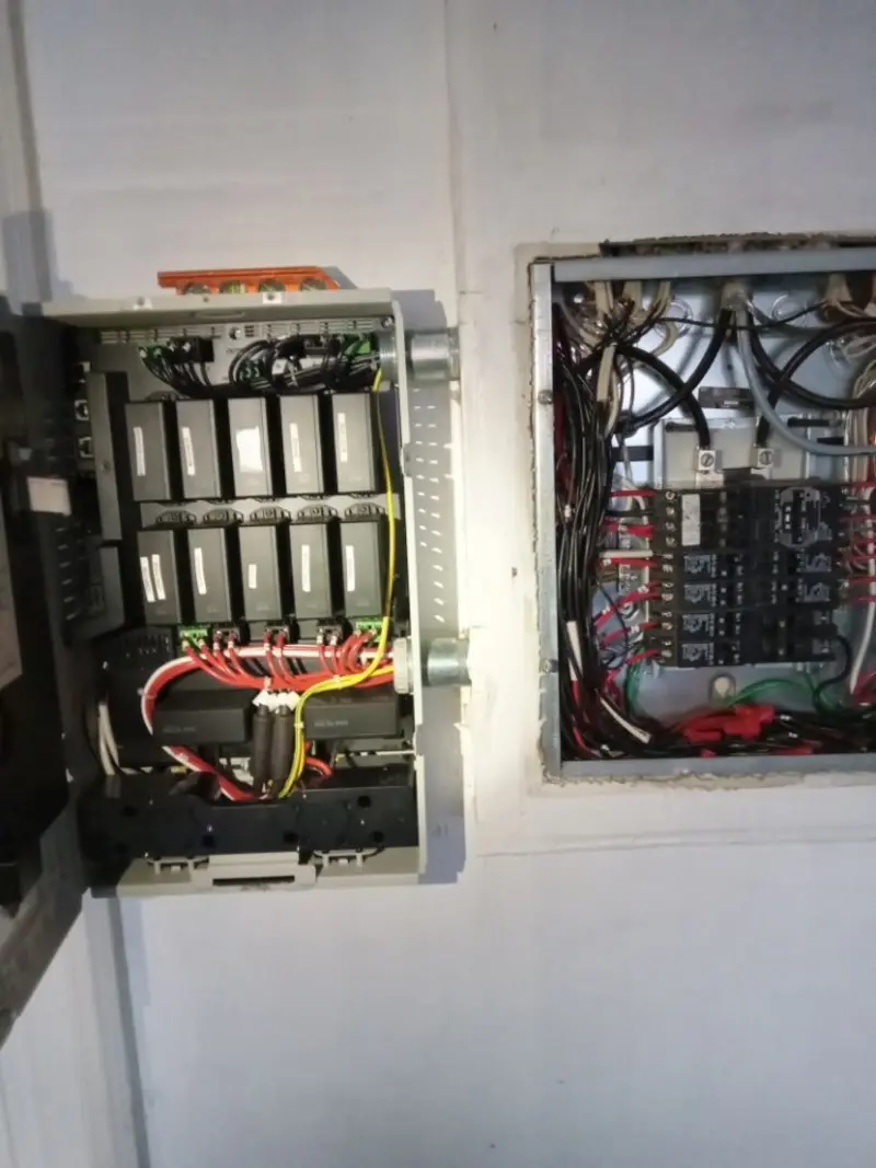 Electrical panel upgrade completed for Security Camera Wiring in Kinderhook